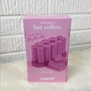 Conair Pink Compact Hot Rollers